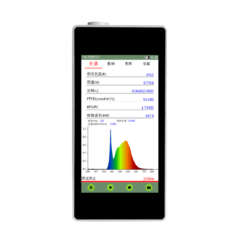 HA350UVZ 植物光照紫外光谱分析仪